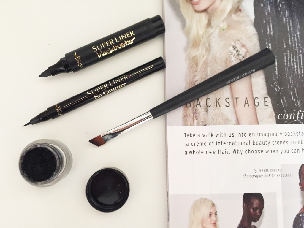 Winged Eyeliner step by step tutorial